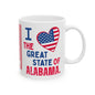 Alabama - I Love -  Mug - 11 oz
