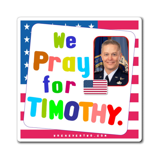 General Timothy D. Haugh - Executive Cabinet NSA Director - Noah's Rainbow Magnet - 3'' - [111]