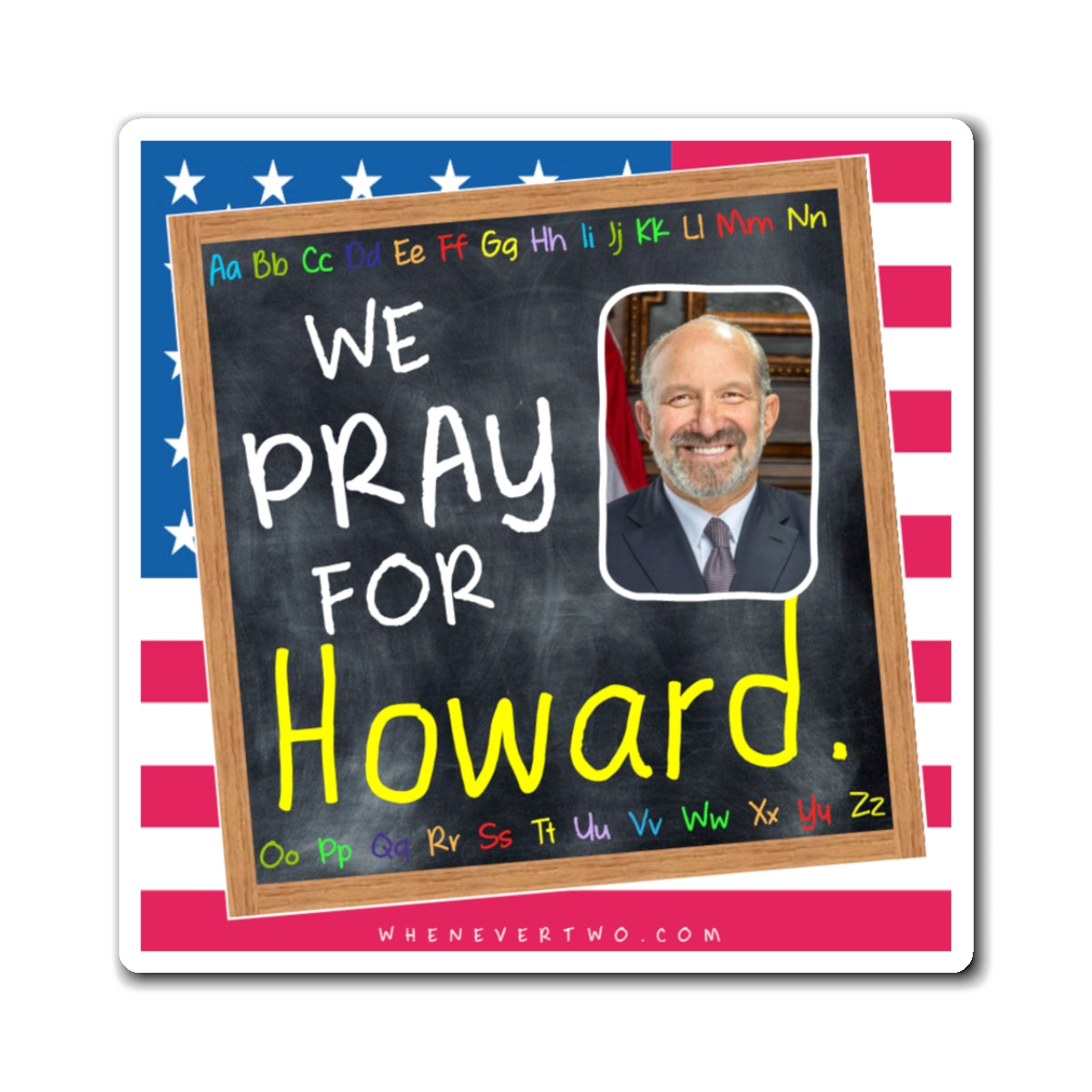 Howard Lutnick - Executive Cabinet Secretary of Commerce - The Blackboard Magnet - 3'' - [121]