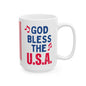 Donald John Trump. - Executive White House President of the United States of America - God Bless - Mug - 15oz - [209]