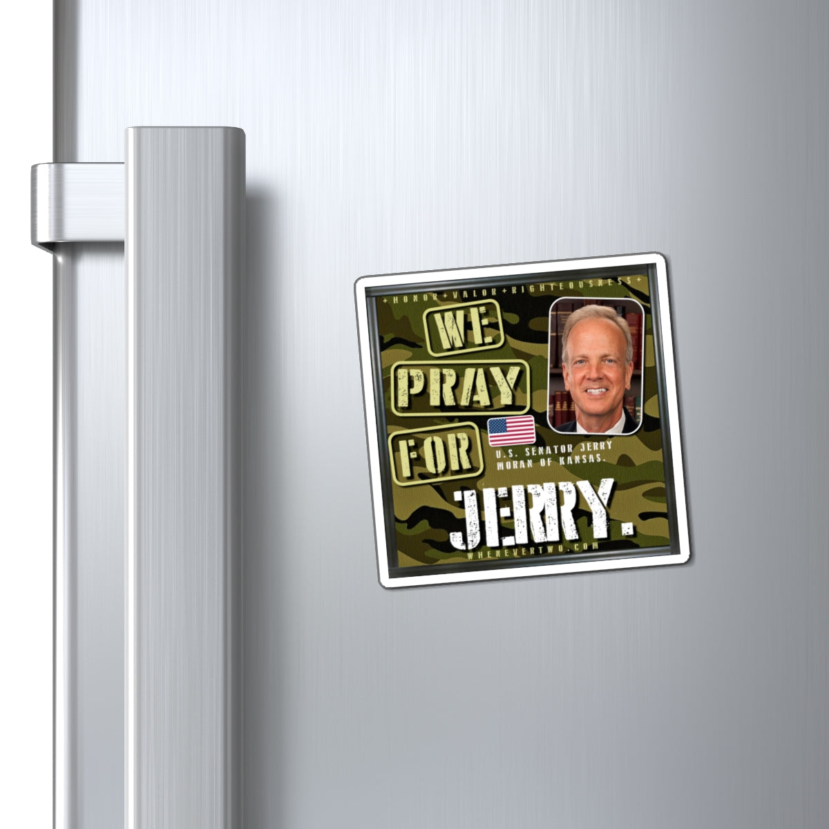Jerry Moran - Legislative Senator Kansas - The Man Cave Magnet - 3'' - [247]
