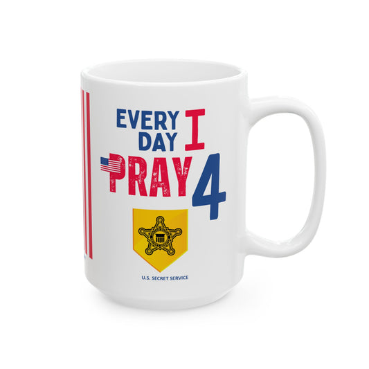 U.S. Secret Service - Major Agencies - I Pray - Mug - 15 oz