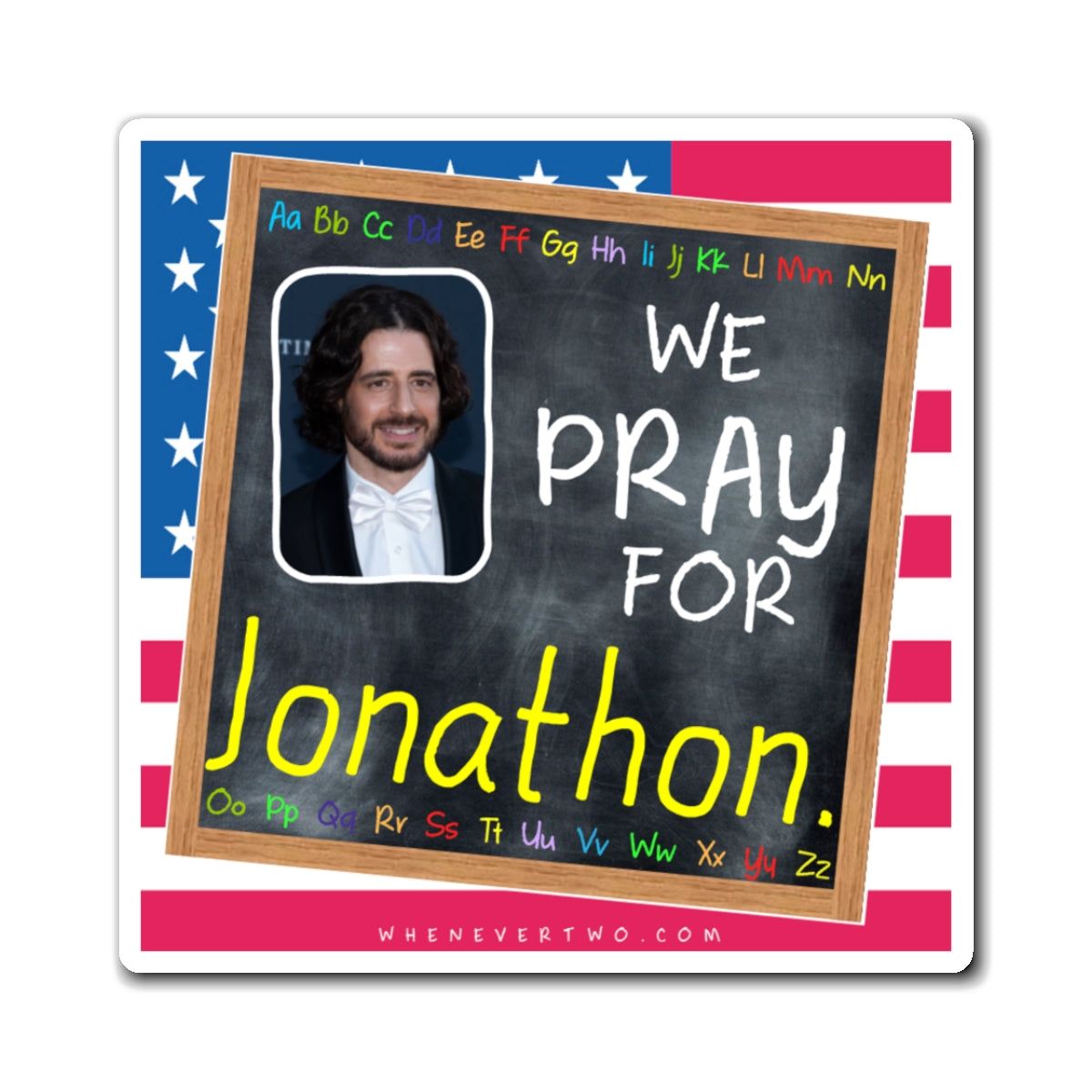 Jonathan Roumie - We The People - The Blackboard Magnet - 3'' - [207]