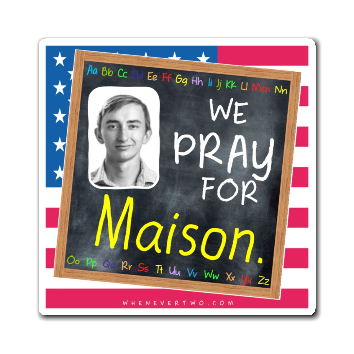 Maison DesChamps - We The People - The Blackboard Magnet - 3'' - [181]