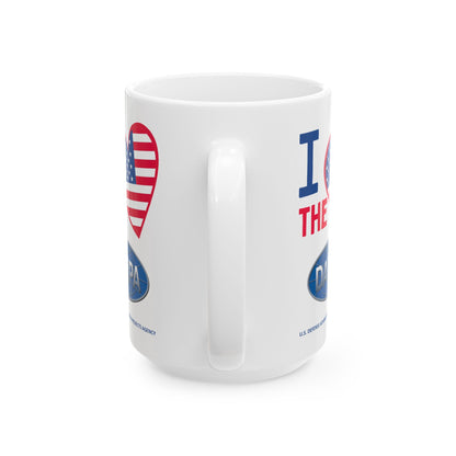 U.S. Defense Advanced Research Projects Agency - Major Agencies - I Love - Mug - 15 oz