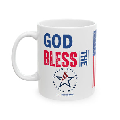 U.S. Access Board - Major Agencies - God Bless - Mug - 11 oz