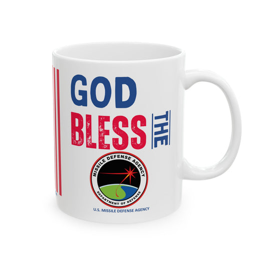 U.S. Missile Defense Agency - Major Agencies - God Bless - Mug - 11 oz