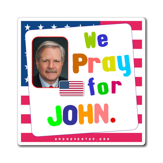 John Hoeven - Legislative Senator North Dakota - Noah's Rainbow Magnet - 3'' - [234]