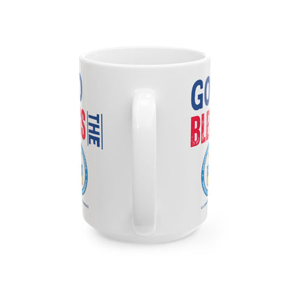 Commerce - Cabinet - God Bless -  Mug - 15 oz