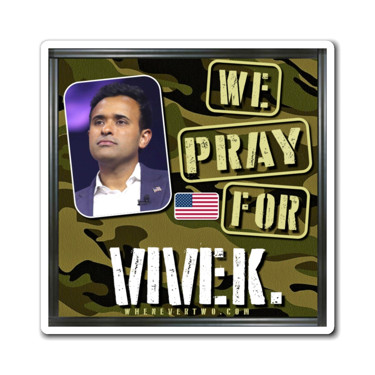 Vivek Ramaswamy - We The People - The Man Cave Magnet - 3'' - [194]