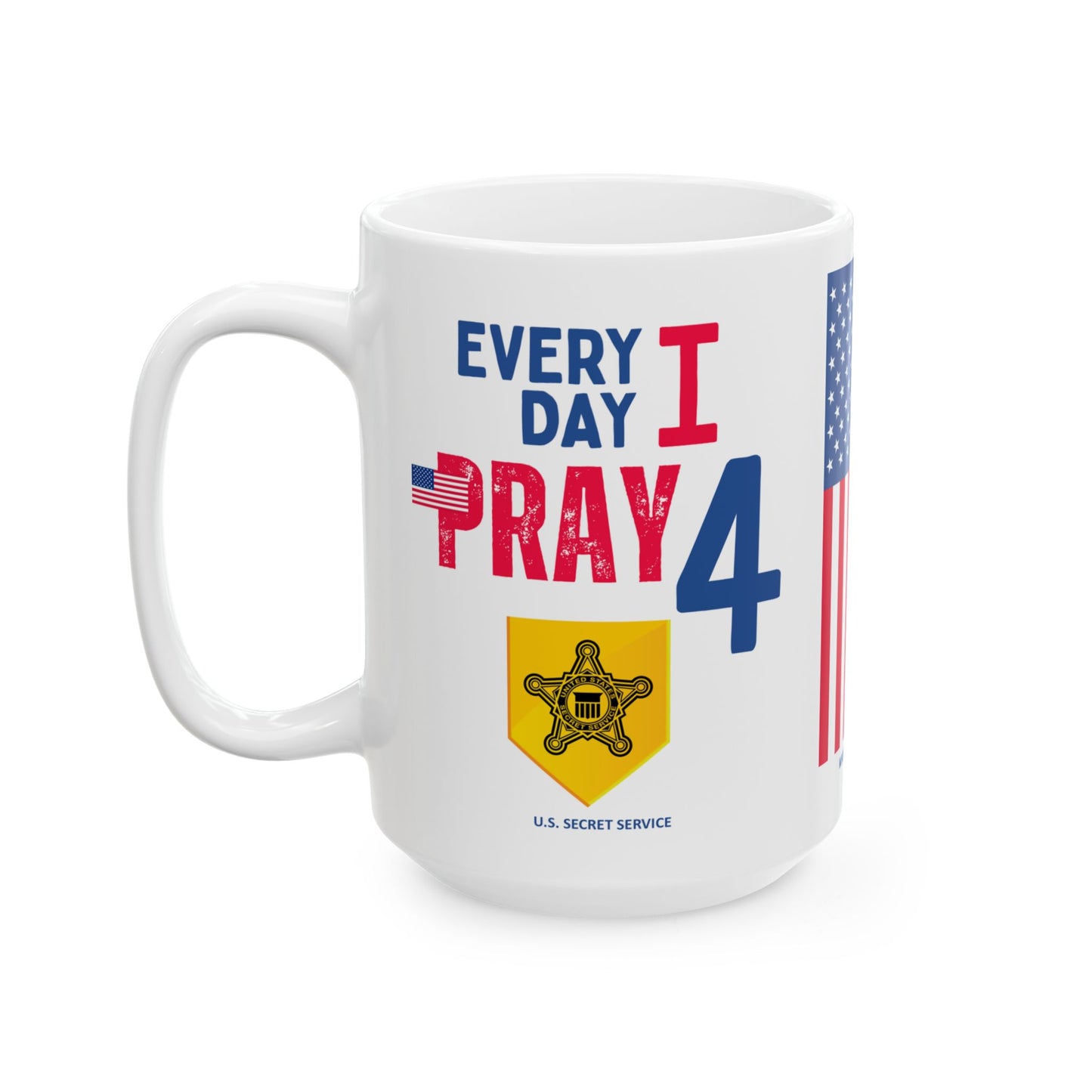 U.S. Secret Service - Major Agencies - I Pray - Mug - 15 oz