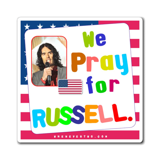 Russell Brand - We The People - Noah's Rainbow Magnet - 3'' - [89]