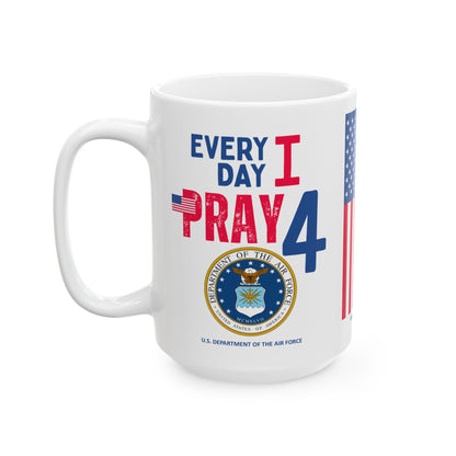 U.S. Department of the Air Force - Major Agencies - I Pray - Mug - 15 oz