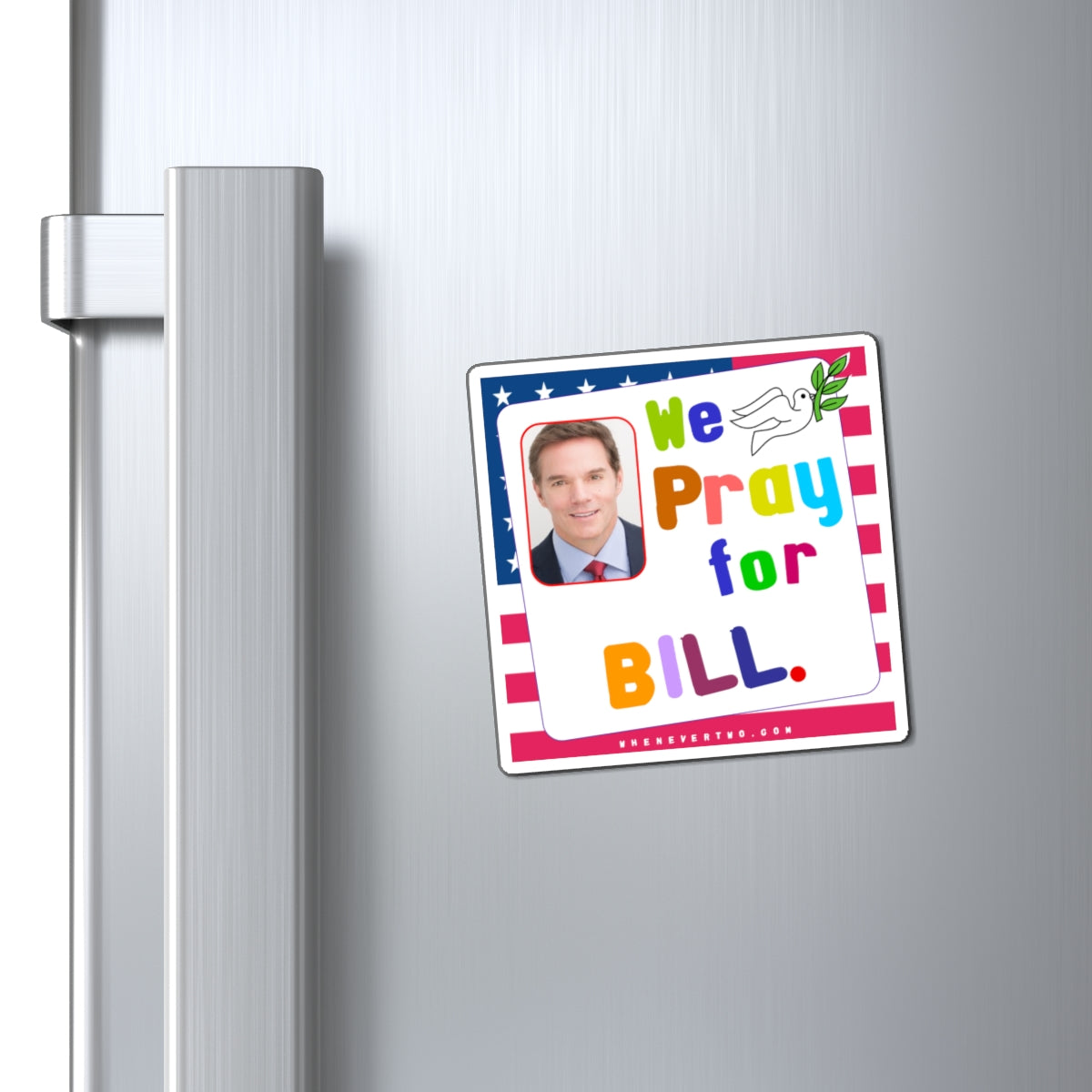Bill Hemmer - We The People - Noah's Rainbow Magnet - 3'' - [8]