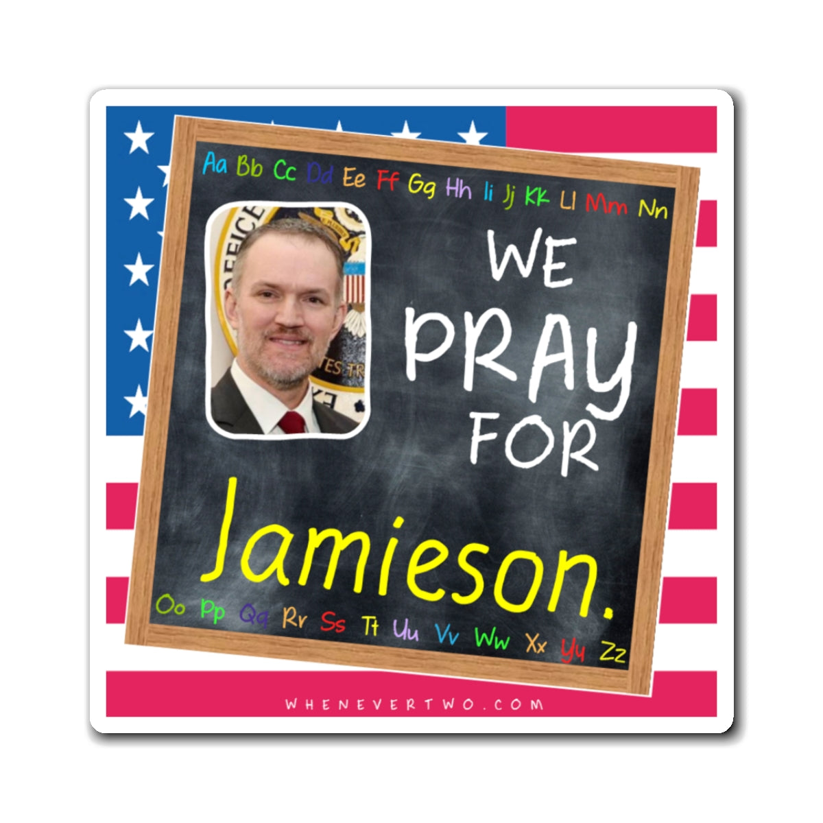 Jamieson Greer - Executive Cabinet Trade Representative - The Blackboard Magnet - 3'' - [132]