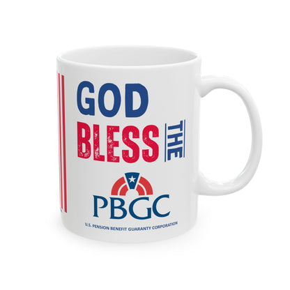 U.S. Pension Benefit Guaranty Corporation - Major Agencies - God Bless -  Mug - 11 oz