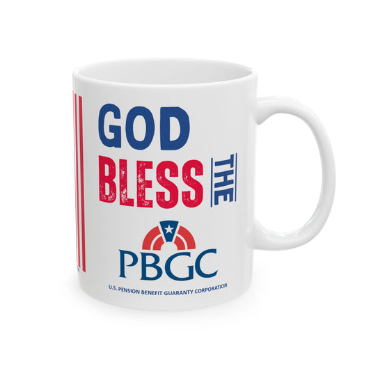 U.S. Pension Benefit Guaranty Corporation - Major Agencies - God Bless -  Mug - 11 oz
