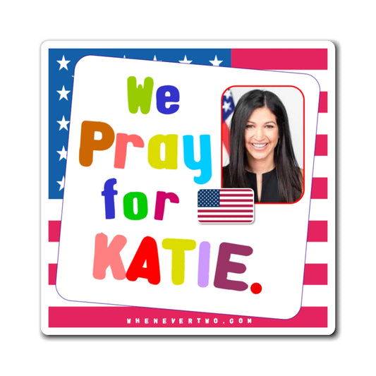 Katie Miller - Executive White House Doge Spokeswoman - Noah's Rainbow Magnet - 3'' - [270]