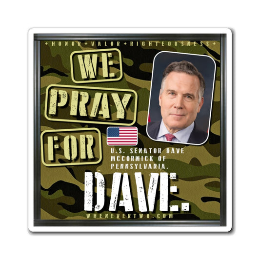 Dave McCormick - Legislative Senator Pennsylvania - The Man Cave Magnet - 3'' - [245]