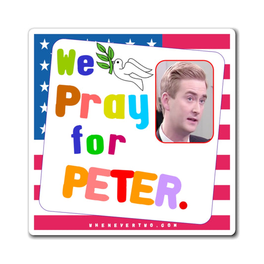 Peter Doocy - We The People - Noah's Rainbow Magnet - 3'' - [82]