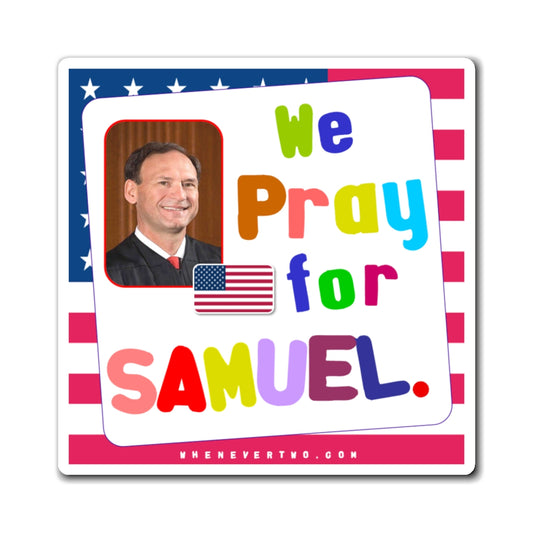 Samuel A. Alito, Jr. - Judiciary Supreme Court Associate Justice - Noah's Rainbow Magnet - 3'' - [138]
