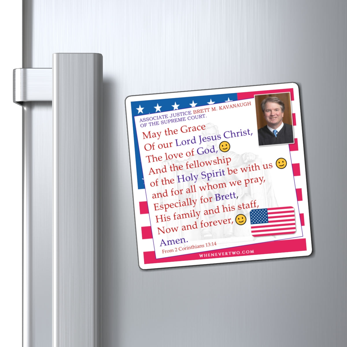 Brett M. Kavanaugh - Judiciary Supreme Court Associate Justice - The Benediction Blessing Magnet - 4'' - [140]