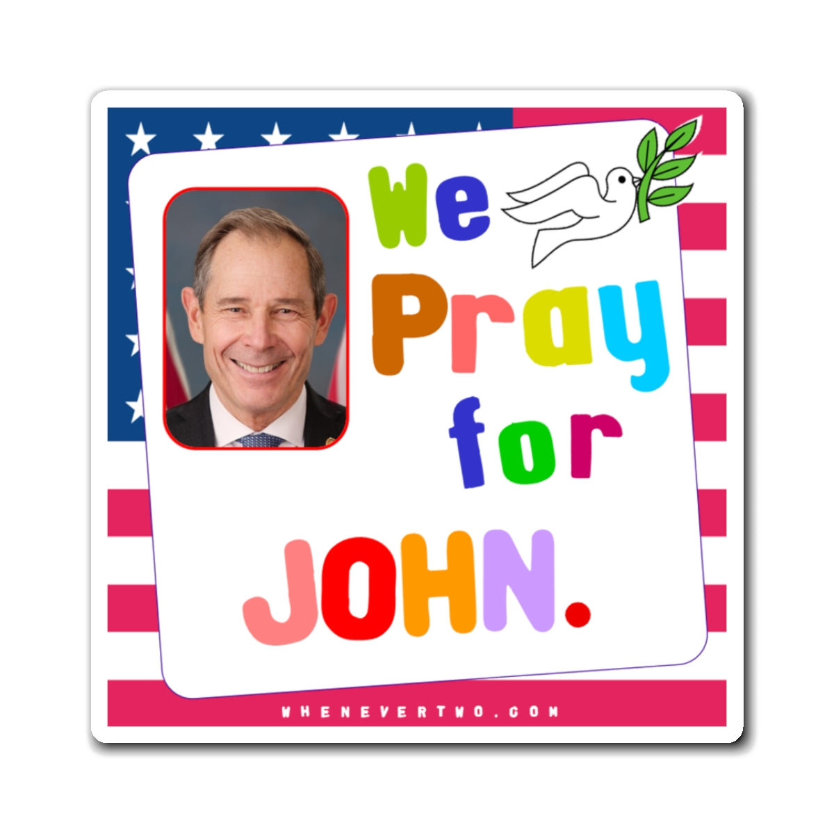 John Curtis - Legislative Senator Utah - Noah's Rainbow Magnet - 3'' - [226]