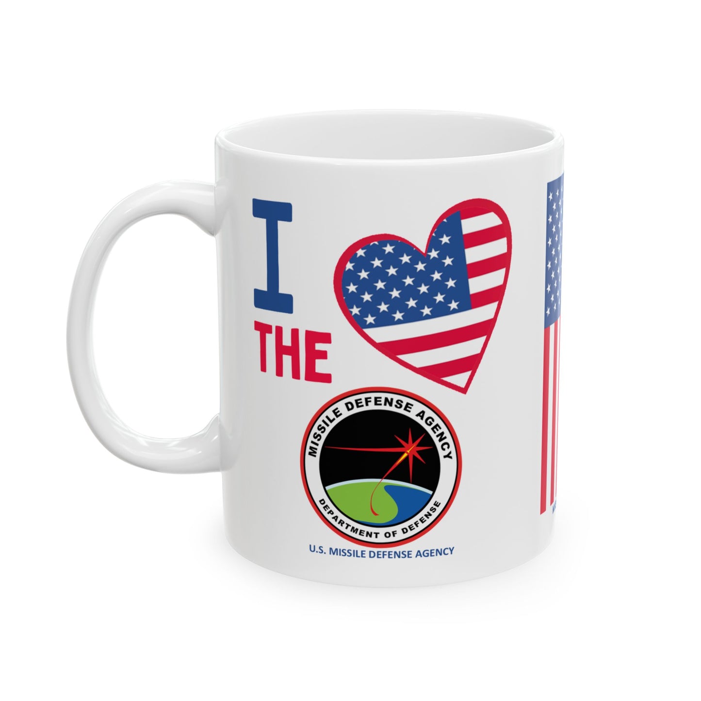 U.S. Missile Defense Agency - Major Agencies - I Love - Mug - 11 oz