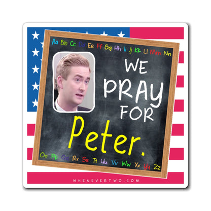 Peter Doocy - We The People - The Blackboard Magnet - 3'' - [82]