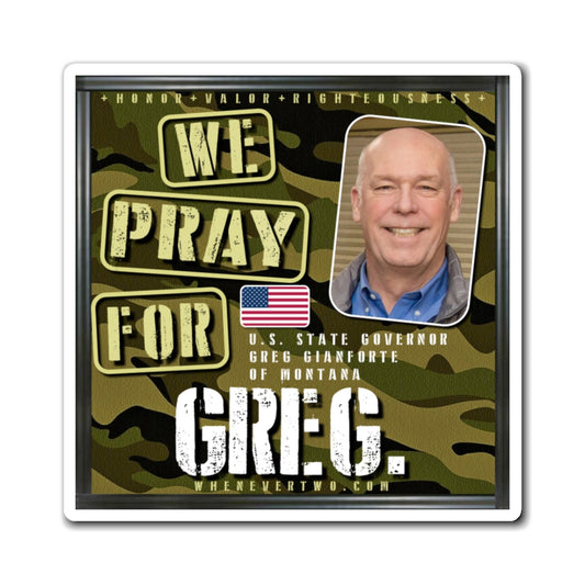 Greg Gianforte - State Executive Governor Montana - The Man Cave Magnet - 3'' - [285]