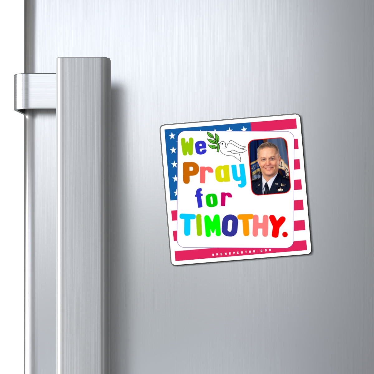 General Timothy D. Haugh - Executive Cabinet NSA Director - Noah's Rainbow Magnet - 3'' - [111]