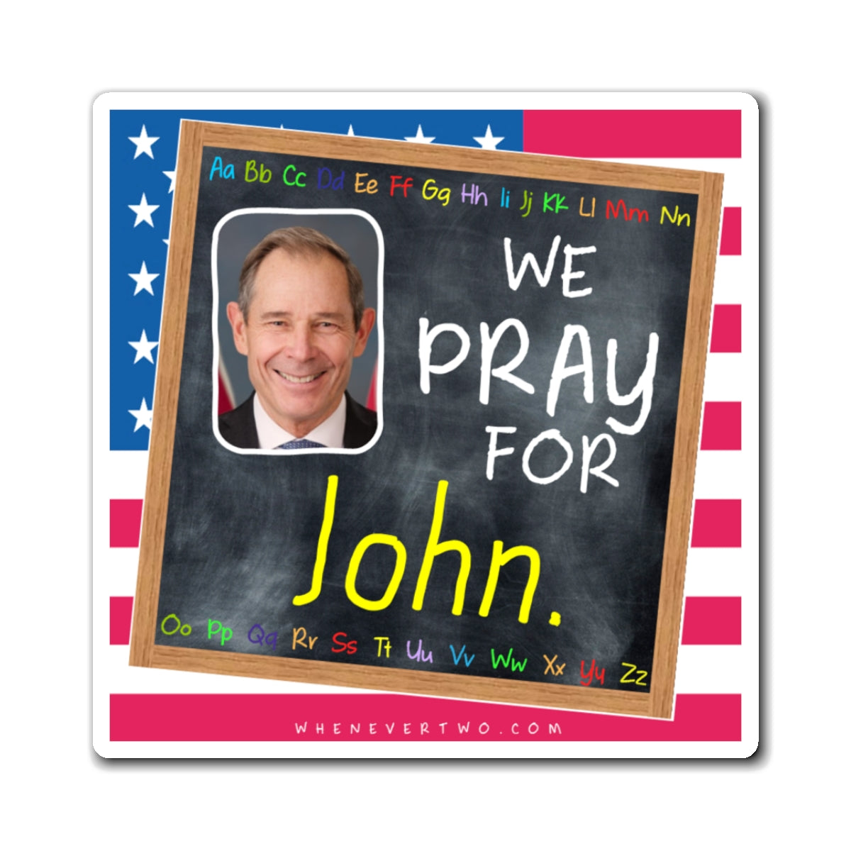 John Curtis - Legislative Senator Utah - The Blackboard Magnet - 3'' - [226]
