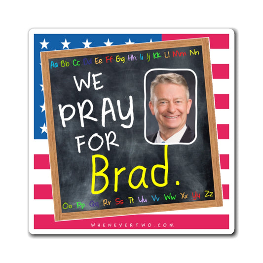 Brad Little - State Executive Governor Idaho - The Blackboard Magnet - 3'' - [279]