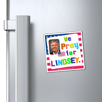 Lindsey Graham - Legislative Senator South Carolina - Noah's Rainbow Magnet - 3'' - [230]