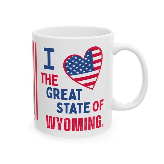 Wyoming - I Love -  Mug - 11 oz