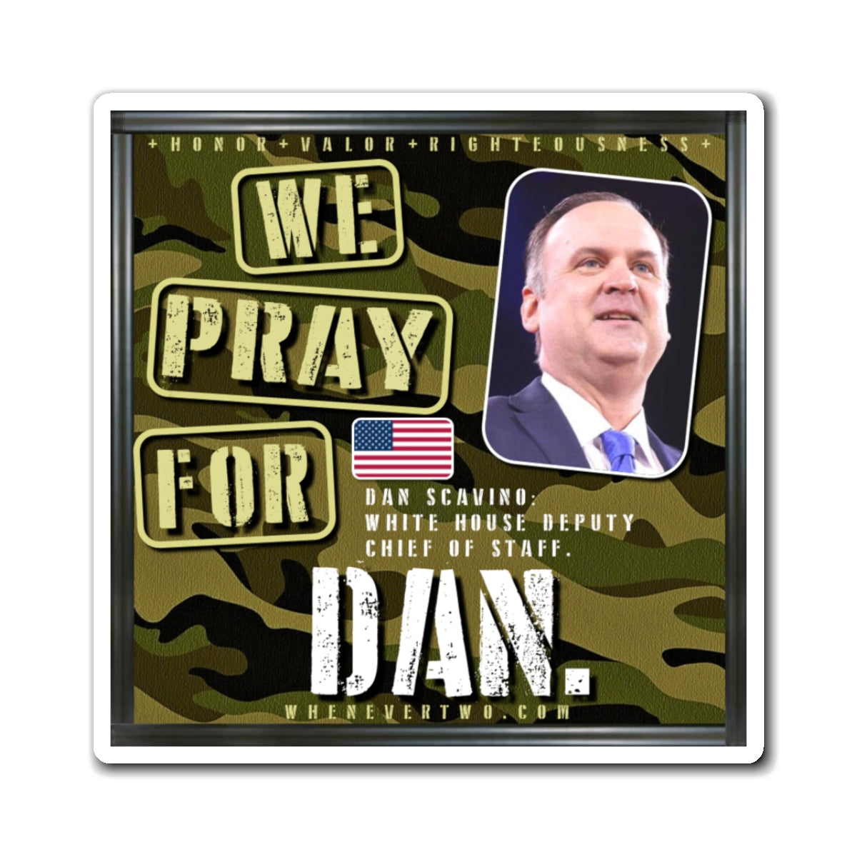 Dan Scavino - Executive White House White House Deputy Chief of Staff - The Man Cave Magnet - 3'' - [268]