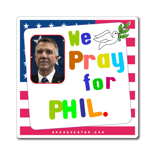 Phil Scott - State Executive Governor Vermont - Noah's Rainbow Magnet - 3'' - [297]