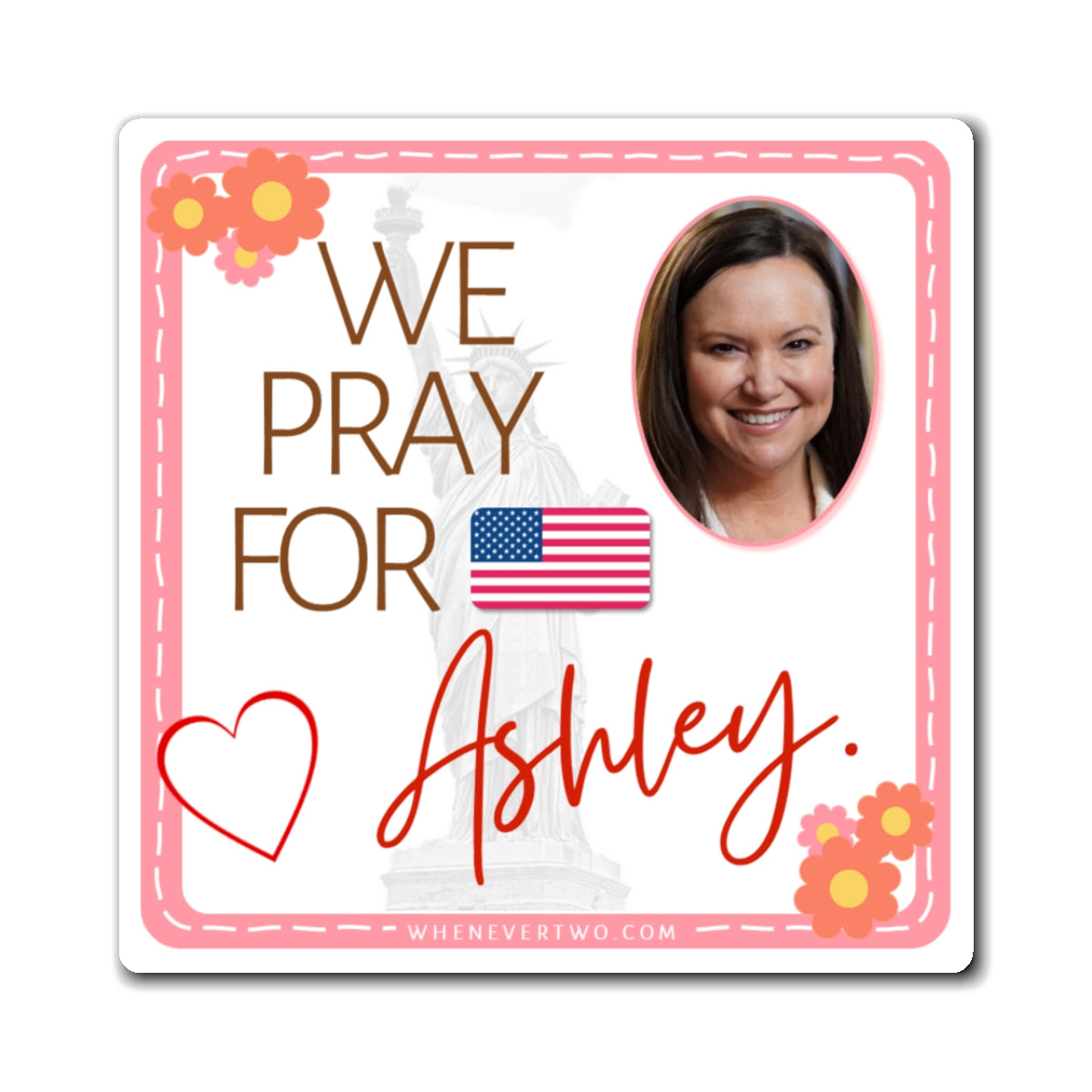 Ashley Moody - Legislative Senator Florida - The Girl Cave Magnet - 3'' - [246]