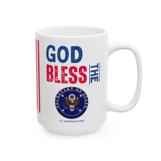State - Cabinet - God Bless -  Mug - 15 oz