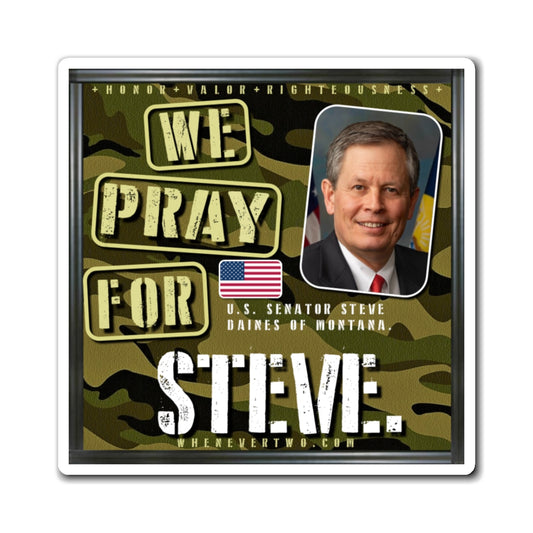 Steve Daines - Legislative Senator Montana - The Man Cave Magnet - 3'' - [227]