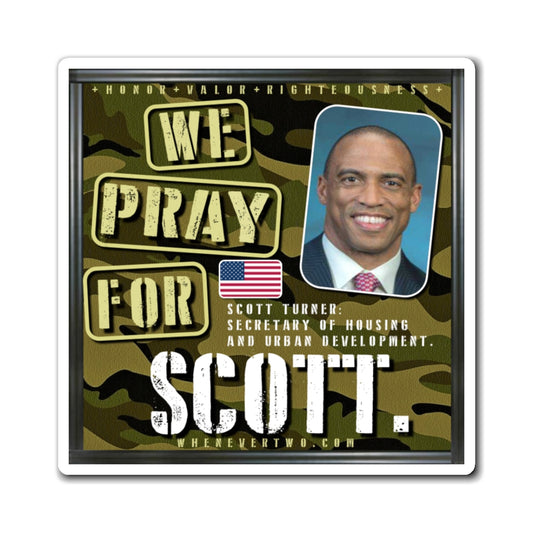 Scott Turner - Executive Cabinet Secretary of Housing and Urban Development - The Man Cave Magnet - 3'' - [123]
