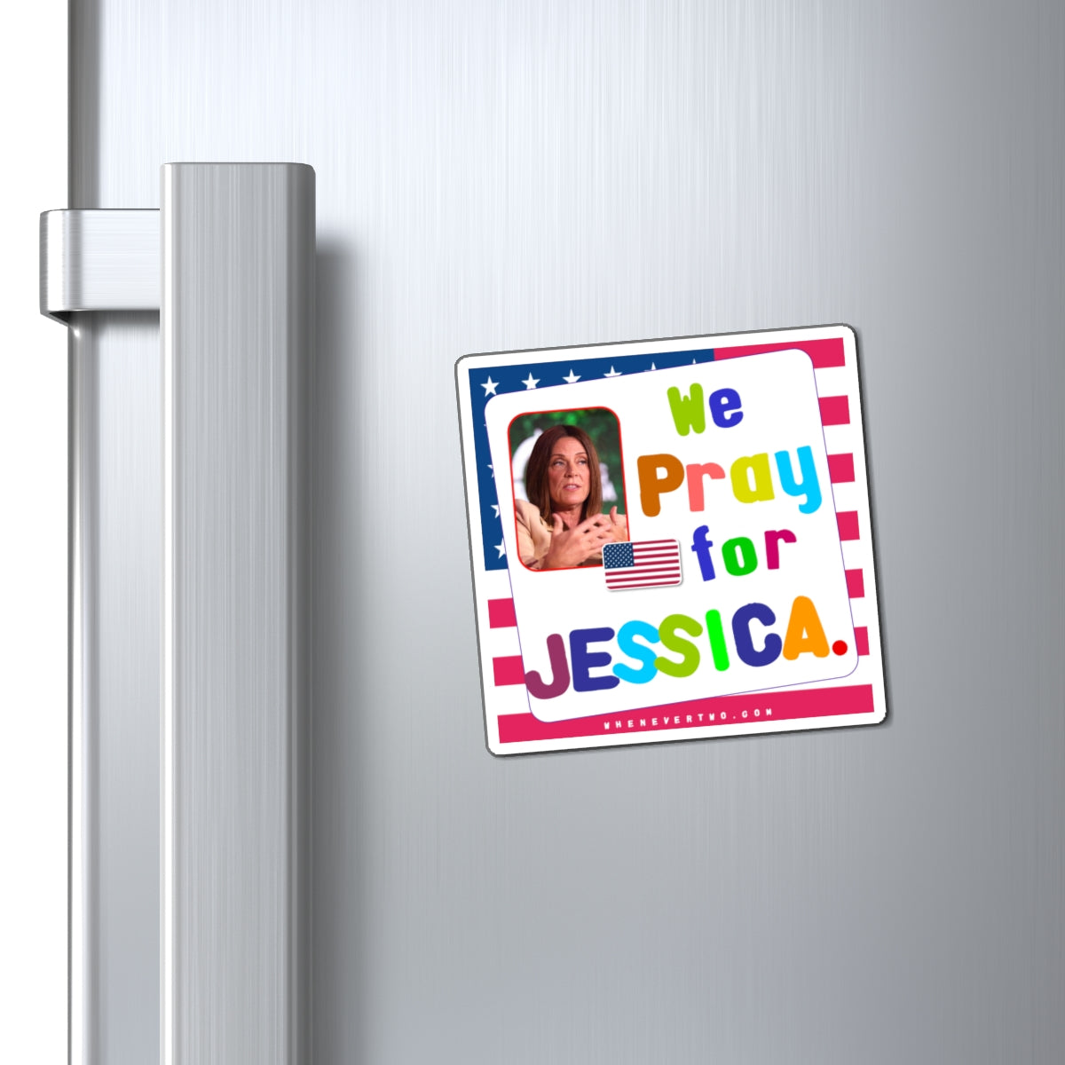 Jessica Reed Kraus - We The People - Noah's Rainbow Magnet - 3'' - [153]