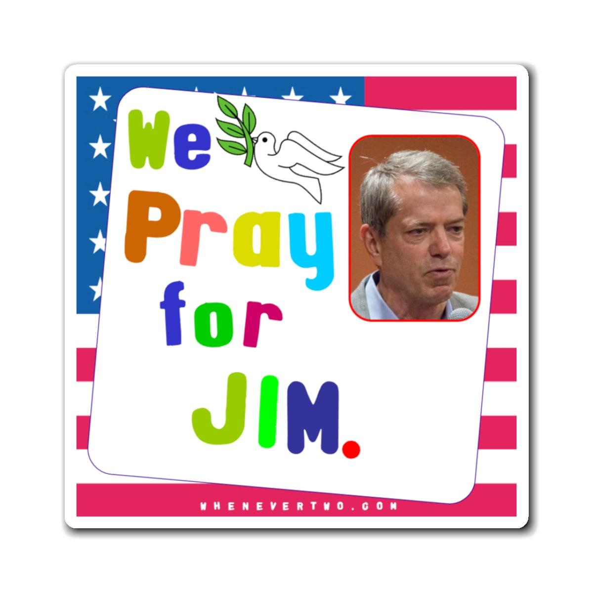 Jim Pillen - State Executive Governor Nebraska - Noah's Rainbow Magnet - 3'' - [286]