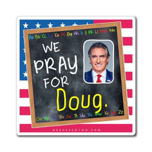 Doug Burgum - Executive Cabinet Secretary of the Interior - The Blackboard Magnet - 3'' - [119]