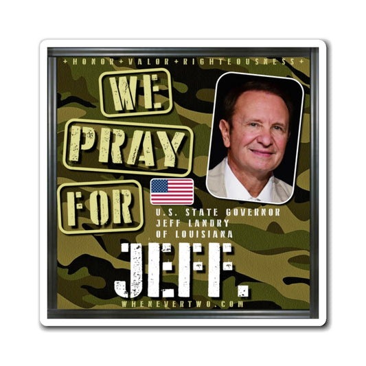 Jeff Landry - State Executive Governor Louisiana - The Man Cave Magnet - 3'' - [282]