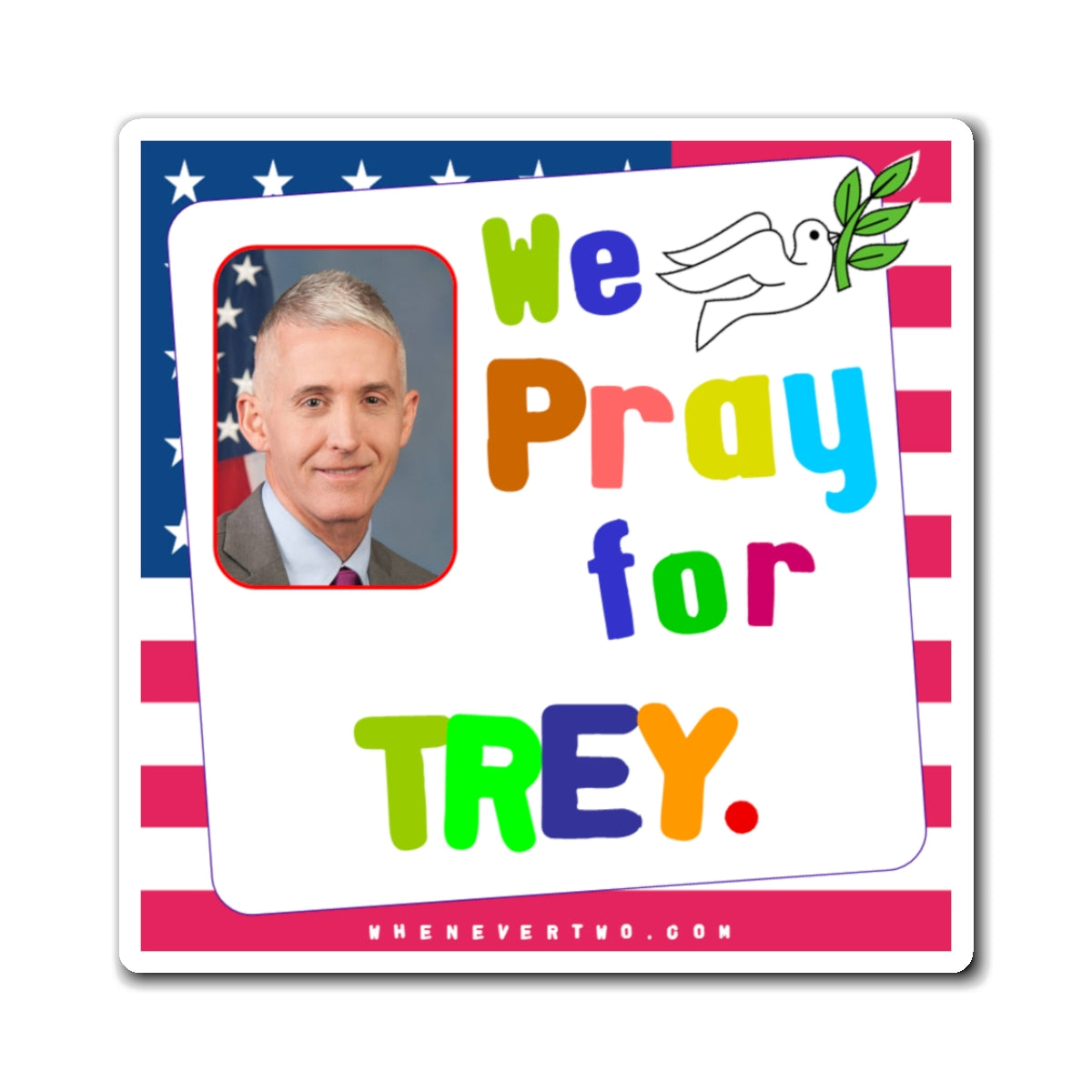 Trey Gowdy - We The People - Noah's Rainbow Magnet - 3'' - [101]