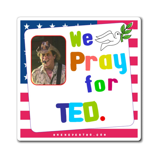 Ted Nugent - We The People - Noah's Rainbow Magnet - 3'' - [99]