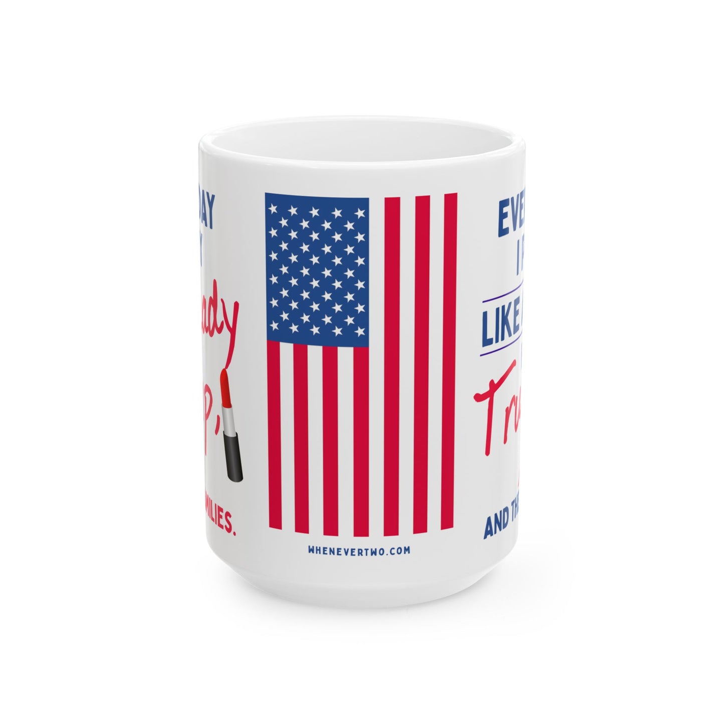 Donald John Trump. - JD Vance - I Pray - Lady - Mug - 15oz - [209]