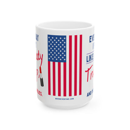 Donald John Trump. - JD Vance - I Pray - Lady - Mug - 15oz - [209]