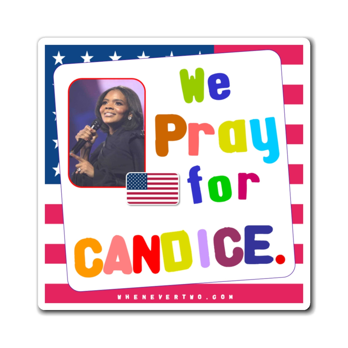 Candice Owens - We The People - Noah's Rainbow Magnet - 3'' - [16]